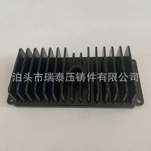 Ruitai Aluminum Alloy Heat Sink Dz-033 High Pressure Casting Through Hole <b>Mounting</b> <b>Spraying</b> Surface Treatment - Product Image 1