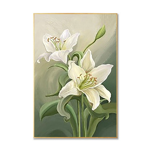 100% girasoli fatti a mano pittura a olio su tela per la decorazione della camera da letto pittura murale moderna del giglio piccola margherita Picture Art - Product Image 1