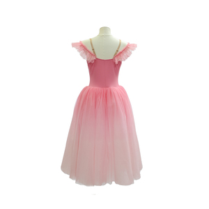 Tutú de Ballet Largo Romántico con Bordado Floral Rosa para el Vals de las Flores, El Cascanueces, Disfraz Profesional para Actuaciones Escénicas - Product Image 2