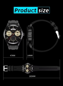 Smartwatch <span class=keywords><strong>GT</strong></span> 5 con Auricolari TWS Wireless BT 2-in-1, Rilevamento della Salute, Gt5buds Sportivo Unisex - Product Image 5