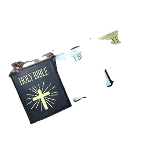 Mini Quran Islamic Keychain Gold/Silver Square Portable for Women Men Handbag Pendant Wallet <b>Key</b> <b>Ring</b> Muslim Accessories - Product Image 3