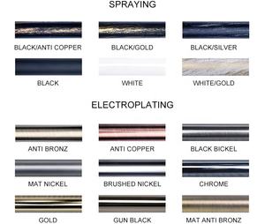 Stardeco fashion europe <span class=keywords><strong>set</strong></span> di aste per tende a doppia asta pali per tende in metallo staffe singole in alluminio <span class=keywords><strong>set</strong></span> di aste per tende <span class=keywords><strong>Hardware</strong></span> - Product Image 4