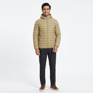 Chaqueta Acolchada con Capucha para Hombre de Alta Calidad, Gruesa y Cálida, para Uso Casual, Trabajo al Aire Libre, Temporadas de Invierno - Product Image 1