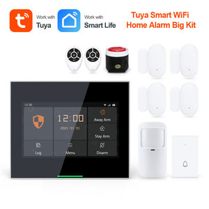 Sistema de Alarma para el Hogar Tuya Smart WiFi 4G GSM 433MHz, Panel de Alarma de Seguridad con Pantalla Táctil LCD de 4.3 Pulgadas, Compatible con <span class=keywords><strong>Alexa</strong></span>/Google - Product Image 2