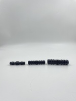 Vente directe usine : Système d'irrigation goutte à goutte économe en eau, raccord cannelé noir 16 mm pour tuyau plastique, installation facile