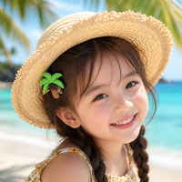 Pinces à cheveux personnalisées en PVC, alphabet arc-en-ciel, cœur, étoile, dessin animé, fleur, bouton, accessoires de chaussures colorés, ensemble mignon de styles variés pour enfants