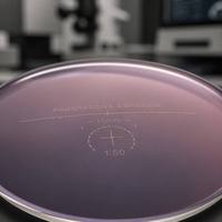 Lentilles optiques multifocales progressives 1.591 PC en polycarbonate, anti-lumière bleue, varifocales, fabriquées par le fabricant