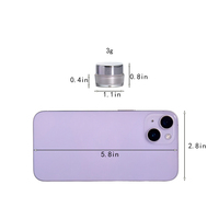 En stock petit pot vide en plastique 3g pot cosmétique transparent de forme ronde pot de crème pour les yeux et les soins de la peau transparent avec couvercle