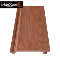 Revêtement extérieur en plastique Composite, panneau mural Wpc, imperméable, pour jardin