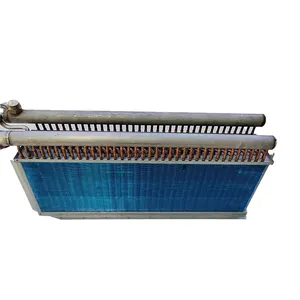 OEM ODM high efficiency copper and aluminum tube and sheet cooling air cooler heating marine industrial fin heat exchanger