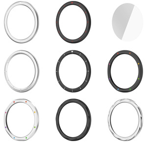 Anillo de Bisel Metálico <span class=keywords><strong>IVANHOE</strong></span> para Xiaomi Watch S4 S3, Protector con Película, Funda para Reloj, Carcasa para Bisel de Reloj S3 ESIM S4 ESIM - Product Image 3