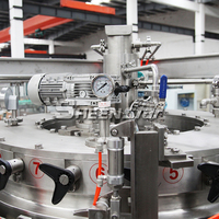 Machine automatique de mise en conserve de canettes en aluminium de 200ml pour boissons énergisantes gazéifiées bière fabricant de machine de remplissage de canettes de bière