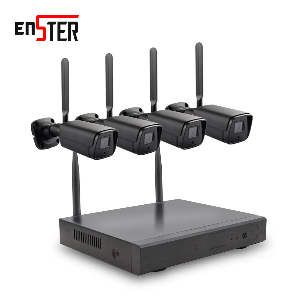 Il più recente kit di telecamere di sicurezza 1080P bullet wifi 4ch nvr