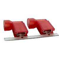 2-520336-2 0.187" Terminal de connexion rapide femelle ultra-rapide 187 Flag rouge pour applications automobiles et industrielles TE