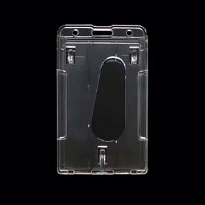 Member Transparent Hard Plastic <b>Id</b> Card Holder for School - Product Image 2