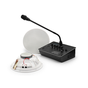 Fifine — Microphone de pagage intégré MA135M, avec amplificateur intégré, télécommande avec deux <span class=keywords><strong>haut</strong></span>-parleurs de plafond - Product Image 1