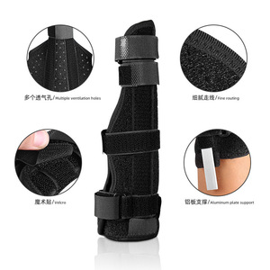 Ayarlanabilir sıkıştırma parmak tutucu koruyucu Brace spor bilek başparmak eller artrit atel destek koruyucu güvenlik - Product Image 2