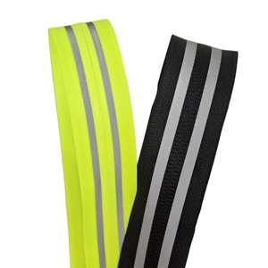 DAWEI #3 #5 <span class=keywords><strong>Fermeture</strong></span> à glissière réfléchissante <span class=keywords><strong>en</strong></span> nylon (forme de <span class=keywords><strong>rouleau</strong></span>)-Réfléchissant simple/double/côté pour sac de taille/veste de ski/vêtements/tente - Product Image 3