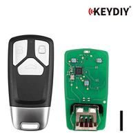 KEYDIY KD ZB26-3 Llave Inteligente Universal de 3 Botones para Audi A4L/Q5/Q7/A6L/A8L, Sin Llave, 5 Piezas/Lote