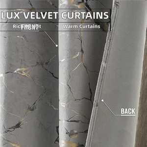 <span class=keywords><strong>Rideaux</strong></span> d'isolation thermique occultants en <span class=keywords><strong>velours</strong></span> de luxe pour chambre à coucher salon salle à manger-<span class=keywords><strong>rideaux</strong></span> et cantonnières de qualité supérieure - Product Image 2