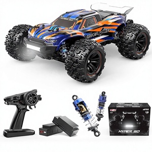 HYPER <span class=keywords><strong>GO</strong></span> H16DR 1/<span class=keywords><strong>16</strong></span> Monster Truck RC 4x4 Prêt à l'emploi Haute Vitesse avec Carrosserie en Résine Électrique et 2 Batteries LiPo pour Garçons - Product Image 1