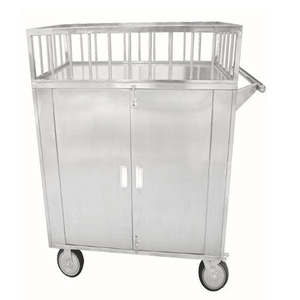Noirs Black People Stainless Steel <b>Storage</b> <b>Cart</b> Slv-C4009 Sealed Undercarriage With Wheels For Transport And <b>Storage</b> - Product Image 1