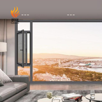 Ventana Abatible de Aluminio con Rotura de Puente Térmico de Alto Rendimiento STC y Vidrio con Aislamiento Acústico para Hospitales y Edificios Escolares