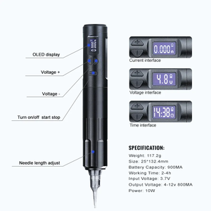 OEM/ODM logotipo personal personalizado color belleza dispositivo <span class=keywords><strong>Biomaser</strong></span> máquina de tatuaje batería pluma para PMU labios rubor cejas Hairstork - Product Image 3
