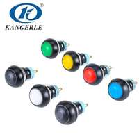 Bouton-poussoir double momentané Chinakel 12 mm en métal/plastique, étanche IP65, pour appareils électroménagers