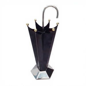 Black Premium Umbrella Stand Finest Quality Metal Umbrellas Organizer and <b>Holder</b> Home Decorative Umbrella Shape Stand Hot Sale - Product Image 1
