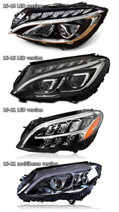 Module de phares RGB W205 DRL, mise à niveau C217 GLA180 GLA200 C300 <span class=keywords><strong>C350E</strong></span> 2014-2018 pour Mercedes Classe C - Product Image 6