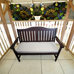 Wholesale Custom Made Outdoor <strong>Bench</strong> Seat <strong>Cushion</strong> Knitted Gold <strong>Cushions</strong> for Garden Patio Furniture - Product Image 2