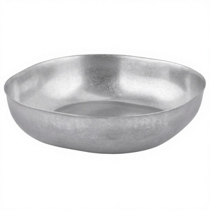 Cuenco para servir tuercas de acero inoxidable de diseño moderno vintage único con cuenco elegante recortado para servir nueces - Product Image 1