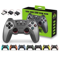 Manette de jeu USB sans fil 2,4 GHz avec adaptateur OTG pour Android TV Box/PC