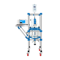 Réacteur à ultrasons 5L 10L 20L 50L 100L, mélangeur homogénéisateur en verre à ultrasons pour homogénéisation et émulsification