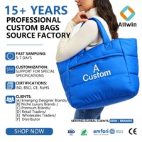 Sac fourre-tout matelassé personnalisé pour femme, léger et pliable, grand sac de travail rembourré et matelassé, sac à bandoulière