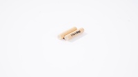 Cylindre en papier kraft brut non blanchi, avec texte lisible et petit marqueur de goût, pour la classification et la reconnaissance des capsules de boissons