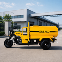 Promotion Exceptionnelle : Tricycle à Essence KASAKO le Plus Populaire >250cc, Moto-citerne Fermée, Haute Puissance, Charge Utile de 400kg