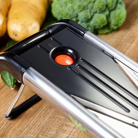 Vente chaude de haute qualité ustensiles quotidiens mandoline à 5 lames trancheuse de légumes pour la cuisine hachoir à légumes 5 en 1