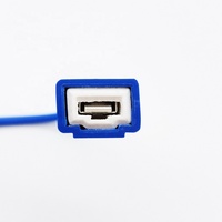 Ampoule H1 en céramique haute température D1S pour phare et antibrouillard, halogène, HID, LED, 12V, avec faisceau de câblage et adaptateur pour rénovation/amélioration