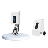 Station de recharge pour véhicules électriques DC 30 kW, chargeur intégré au sol, CCS2, OCPP1.6, OCPP2.0.1, 400 V, usage commercial