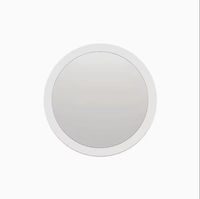 Panneau lumineux LED circulaire ultra-fin moderne, design anti-éblouissement, puissance sélectionnable de 6W à 24W, trois températures de couleur