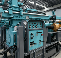 Foreuse géologique diesel hydraulique complète sur chenilles 600-800m avec PLC pour l'exploration minière et le forage profond par câble diamanté