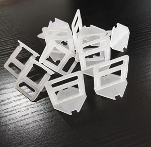 Amazon 1/32 inch 1mm Tile Leveling System Clips Wedges Customized Plastic Ceramic Leveler System Spacer for Self Tiling