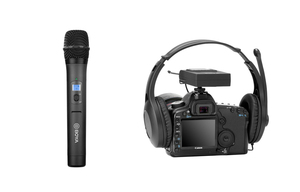 ไมโครโฟนไร้สาย <span class=keywords><strong>BOYA</strong></span> BY-WM8-PRO-K3 UHF สำหรับการสัมภาษณ์ พร้อมตัวรับสัญญาณหนึ่งตัวและไมโครโฟนแบบมือถือคู่หนึ่ง - Product Image 4