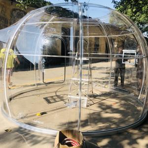 Maison dôme préfabriquée personnalisée moderne Chambre étoile rotative intelligente Feuille de polycarbonate pour hôtel restaurant Occupation/<span class=keywords><strong>vacance</strong></span> - Product Image 2