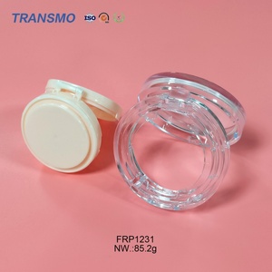 Estuche Compacto para Polvos Compactos, Espejo Compacto, Estuche Redondo Transparente para Polvos Compactos - Product Image 4