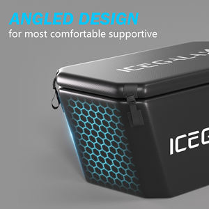 Baignoire de plongeon à glace inclinée ICEGALAX en stock local aux États-Unis, avec ou sans logo en option, compatible avec les refroidisseurs d'eau - Product Image 2