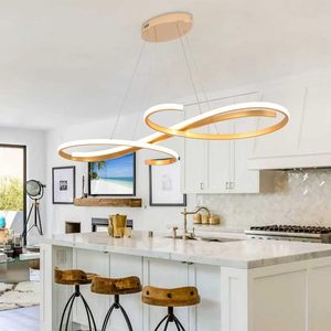 Lampadario <span class=keywords><strong>LED</strong></span> Dimmerabile Moderno con Altezza Regolabile per Soggiorno - Product Image 4
