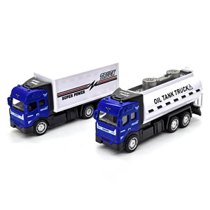 Set de Vehículos de Ingeniería de Aleación para Niños, Excavadora, Camión Mezclador y Camión Volquete con Inercia, Juguetes Duraderos Unisex Escala 1:36 - Product Image 3